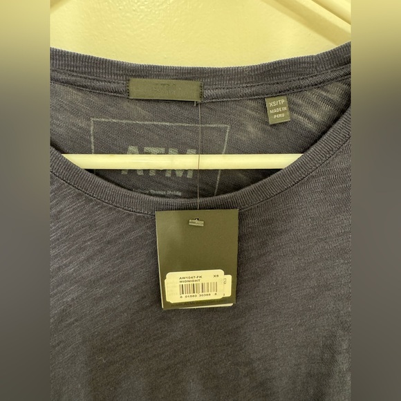 NWT ATM Slub Jersey Long Sleeve Tee | Soft Lightweight Casual Shirt - Picture 4 of 4